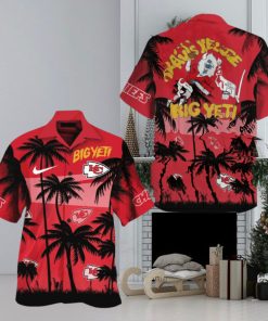 Nfl Kansas City Chiefs Hawaiian Shirt And Shorts Travis Kelce Big Yeti Aloha Summer Beach Shirt Football Gift Nike Super Bowl Kc Chiefs Button Up Shirts