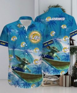 Nfl Los Angeles Rams Baby Yoda Style Hot Trends Summber Trendy Hawaiian Shirt Aloha Shirt