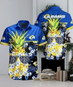 Nfl Los Angeles Rams Pineapple Design New Trending Trendy Hawaiian Shirt Aloha Shirt