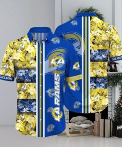 Nfl Los Angeles Rams Tropical Beach Summer Trendy Hawaiian Shirt Aloha Shirt