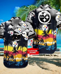 Nfl Pittsburgh Steelers Hawaiian Shirt & Short