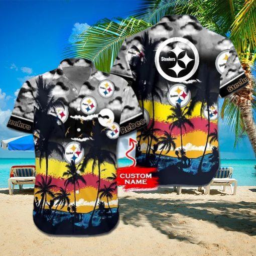 Nfl Pittsburgh Steelers Hawaiian Shirt & Short