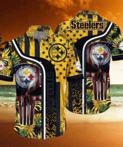 Nfl Steelers Hawaiian Shirt 3D Printed Aloha Shirt For Men Women Summer Vacation Gift