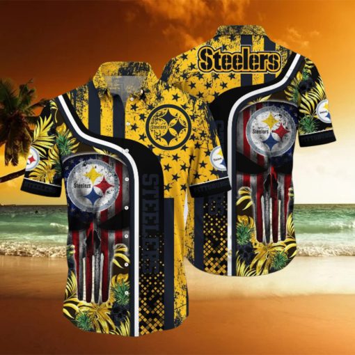 Nfl Steelers Hawaiian Shirt 3D Printed Aloha Shirt For Men Women Summer Vacation Gift