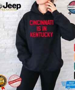 Nice Cincinnati Is In Kentucky Cleveland Guardians 2024 AL Central Division Champions shirt