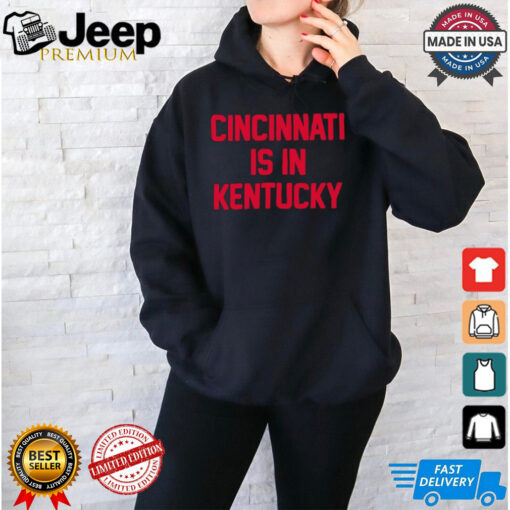 Nice Cincinnati Is In Kentucky Cleveland Guardians 2024 AL Central Division Champions shirt