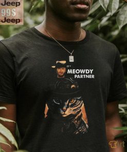 Nice Clint eastwood meowdy partner vintage shirt