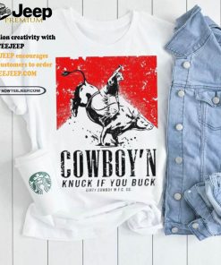 Nice Cowboy’n knuck if you buck men’s marlboro shirt