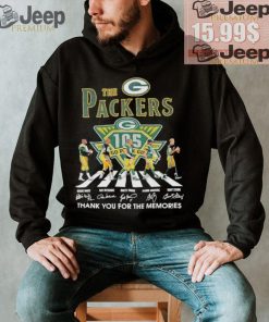 Nice Green bay packers the legends of the packers thank you fan signatures 2024 shirt