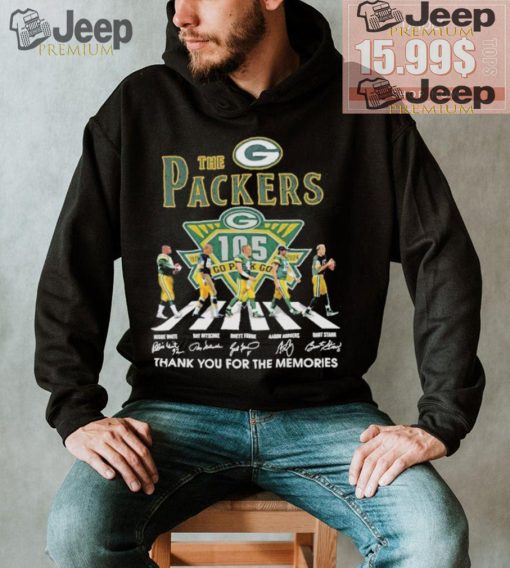 Nice Green bay packers the legends of the packers thank you fan signatures 2024 shirt