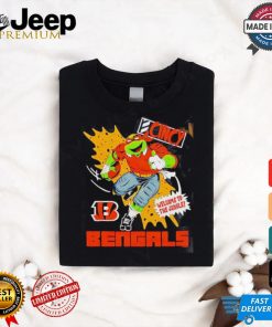 Nice Michelangelo X Cincinnati Bengals Comic 2024 T shirt