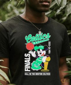 Nice Mickey Mouse 2024 NBA Finals All in the Boston Celtics shirt