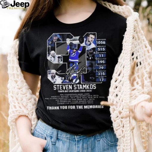 Nice Tampa bay lightning steven stamkos 2008 2024 thank you for the memories shirt