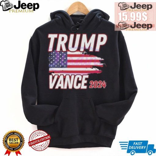 Nice Trump Vance 2024 Flag Maga American flag shirt