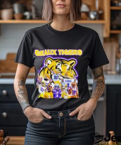 Nice geaux Tigers football legends graphic shirt