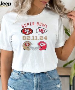 Nice super Bowl Chiefs vs 49ers Helmet Shirt