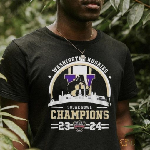 Nice washington Huskies Skyline 2024 Sugar Bowl Champions Shirt