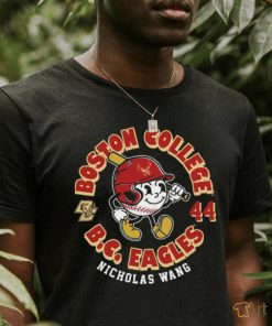 Nicholas Wang Boston College 44 B C Eagles shirt