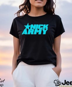 Nick Army Star Logo T shirt