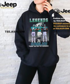 Nick Foles Legends Philadelphia Eagles Signature thank you for the memories shirt