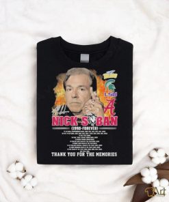 Nick Saban 1990 – Forever Thank You For The Memories T Shirt