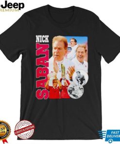 Nick Saban head coach Alabama Crimson Tide vintage shirt