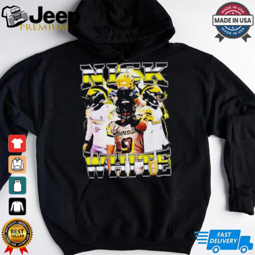 Nick White football graphic shirt