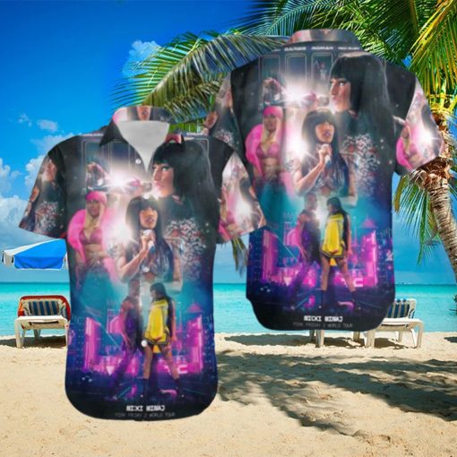 Nicki Minaj Pink Friday 2 World Tour Dark Version Fan Gifts Hawaiian Shirt