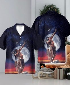 Night Hunting Amazing Native American 3D Hawaiian Shirt Holiday Gift