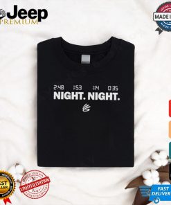 Night night Stephen Curry shirt