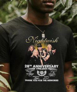 Nightwish 28th Anniversary 1996 2024 Thank You For The Memories T Shirt