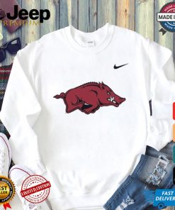 Nike Arkansas Razorbacks White DriFIT Short Sleeve T Shirt