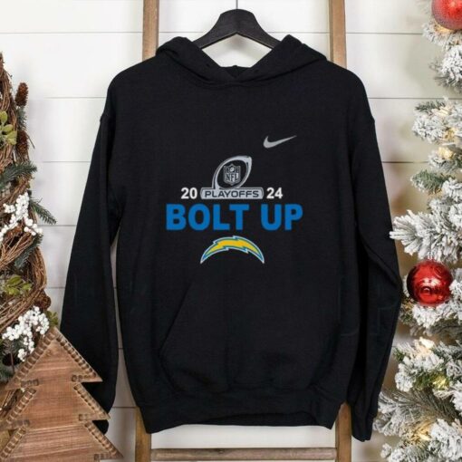 Nike Bolt Up Los Angeles Chargers 2024 NFL Playoffs T Shirt