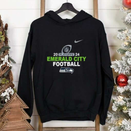 Nike Emerald City Football Seattle Seahawks 2024 NFL Playoffs T Shirt