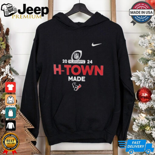 Nike H Town Made Texans 2024 NFL Playoffs T Shirt