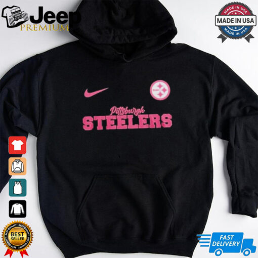 Nike Pittsburgh Steelers Football Pink Out Tackle Breast Cancer Shirt