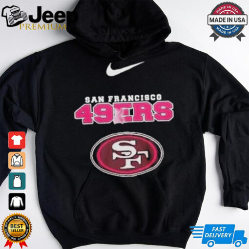 Nike San Francisco 49ers Football Pink Out Tackle Breast Cancer Shirt