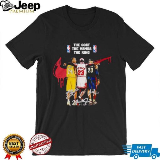 Nike The Goat the Mamba the King signatures shirt