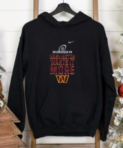 **Nike Washington Wants It More Washington Commanders 2024 NFL Playoffs T-Shirt** featuring bold 