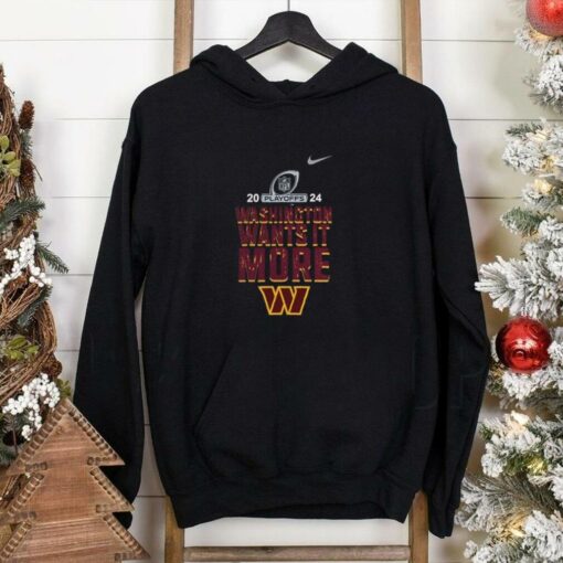 Nike Washington Wants It More Washington Commanders 2024 NFL Playoffs T shirt