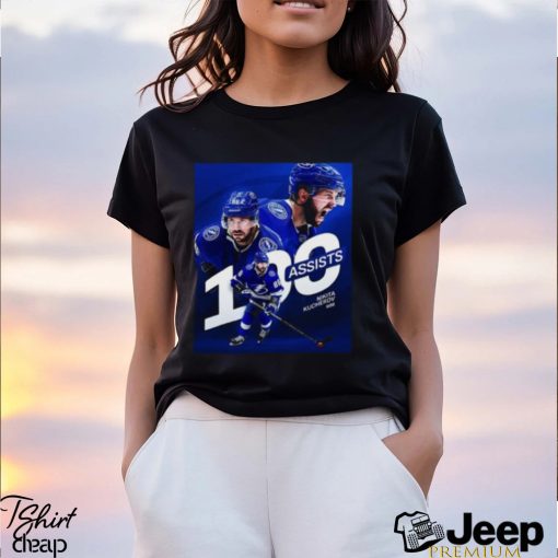 Nikita Kucherov Tampa Bay Lightning Has Reached 100 Assists On The NHL Season Classic T Shirt