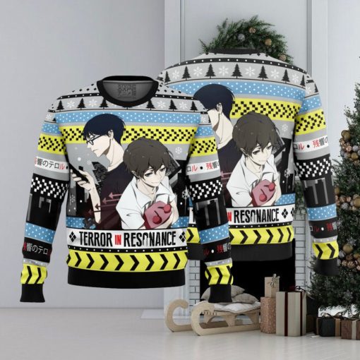 Nine and Twelve Terror in Resonance Ugly Christmas Sweater