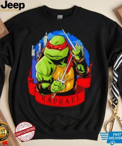 Ninja Turtle Raph Raphael skyline shirt