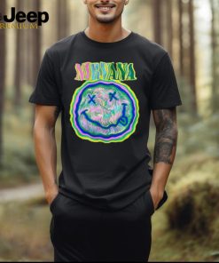 Nirvana Smiley Face Rainbow T Shirt