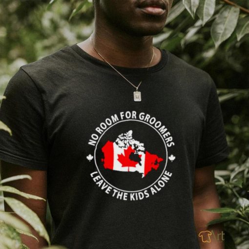 No room for groomers leave the kids alone Canada flag shirt