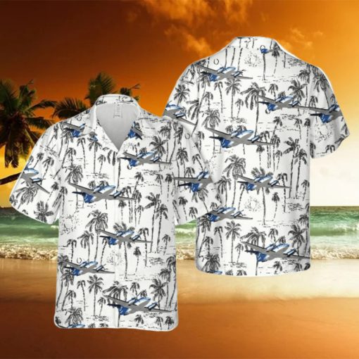 Noaa Beechcraft B300c King Air 350c Button Down Hawaiian Shirt Trend Summer