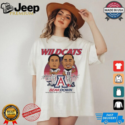 Noah Fifita And Tetairoa Mcmillan Arizona Wildcats Football T Shirt