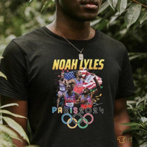 Noah Lyles Olympic Paris 2024 T Shirt