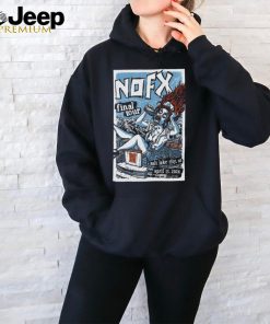 Nofx Pioneer Park, Salt Lake City, UT Final Tour April 13 2024 Poster Shirt