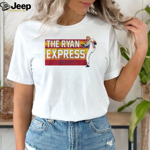 Nolan Ryan The Ryan Express Houston T   Shirt